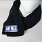 Шарф вязаный  двойной "WIND SCARF"_черный,100% акрил  с логотипом в Волгограде заказать по выгодной цене в кибермаркете AvroraStore