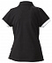 Рубашка поло женская ANTREVILLE, черная с логотипом в Волгограде заказать по выгодной цене в кибермаркете AvroraStore