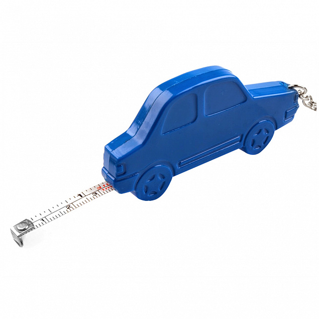 Брелок-рулетка Автомобиль - Синий HH с логотипом в Волгограде заказать по выгодной цене в кибермаркете AvroraStore