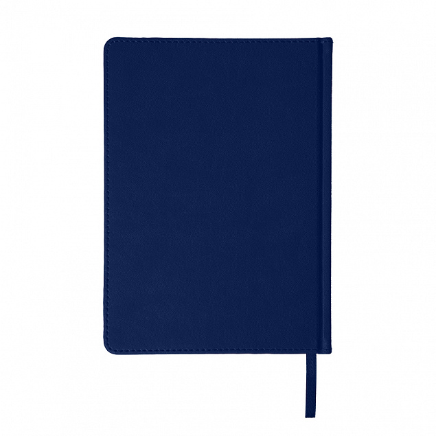 Ежедневник недатированный Anderson, А5,  темно-синий, белый блок с логотипом в Волгограде заказать по выгодной цене в кибермаркете AvroraStore