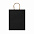 Пакет бумажный ROBLE, Черный с логотипом в Волгограде заказать по выгодной цене в кибермаркете AvroraStore