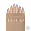 Набор цветных карандашей KINDERLINE middlel,12 цветов, дерево, картон с логотипом в Волгограде заказать по выгодной цене в кибермаркете AvroraStore