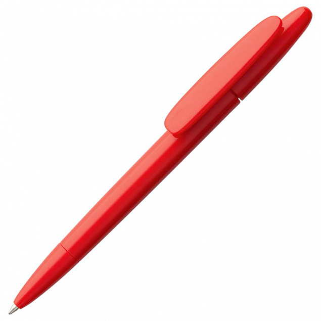 Ручка шариковая Prodir DS5 TPP, красная с логотипом в Волгограде заказать по выгодной цене в кибермаркете AvroraStore