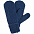 Варежки Brugge, голубой меланж с логотипом в Волгограде заказать по выгодной цене в кибермаркете AvroraStore