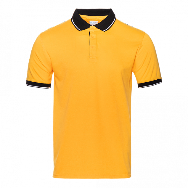 Рубашка поло Рубашка 04C Жёлтый с логотипом в Волгограде заказать по выгодной цене в кибермаркете AvroraStore