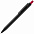 Ручка шариковая Chromatic, черная с красным с логотипом в Волгограде заказать по выгодной цене в кибермаркете AvroraStore