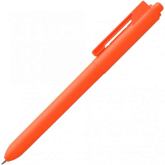 Ручка шариковая Hint, оранжевая с логотипом в Волгограде заказать по выгодной цене в кибермаркете AvroraStore
