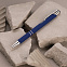 Шариковая ручка Alpha, синяя с логотипом в Волгограде заказать по выгодной цене в кибермаркете AvroraStore