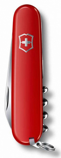 Армейский нож Waiter 84, красный с логотипом в Волгограде заказать по выгодной цене в кибермаркете AvroraStore