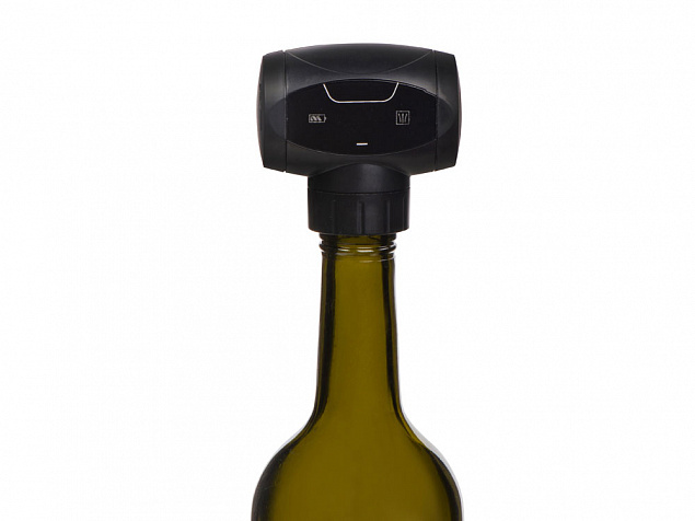 Автоматическая вакуумная пробка - насос для вина «Saver» с логотипом в Волгограде заказать по выгодной цене в кибермаркете AvroraStore