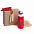 Набор подарочный INMODE: бутылка для воды, скакалка, стружка, коробка, красный с логотипом в Волгограде заказать по выгодной цене в кибермаркете AvroraStore