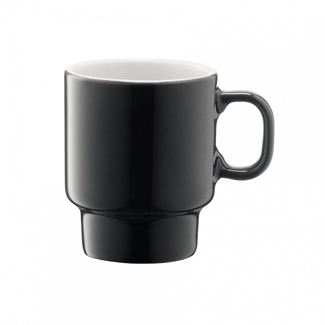 Набор чашек для эспрессо Utility, серый с логотипом в Волгограде заказать по выгодной цене в кибермаркете AvroraStore