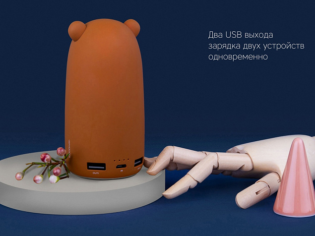 Внешний аккумулятор «NEO Teddy», 10000mAh с логотипом в Волгограде заказать по выгодной цене в кибермаркете AvroraStore