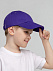 Бейсболка детская Capture Kids, фиолетовая с логотипом в Волгограде заказать по выгодной цене в кибермаркете AvroraStore