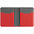 Картхолдер с отделением для купюр Dual, красный с логотипом в Волгограде заказать по выгодной цене в кибермаркете AvroraStore