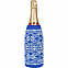 Чехол вязаный на бутылку/термос "Зимний орнамент" с логотипом в Волгограде заказать по выгодной цене в кибермаркете AvroraStore