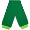 Шарф Snappy, зеленый с салатовым с логотипом в Волгограде заказать по выгодной цене в кибермаркете AvroraStore
