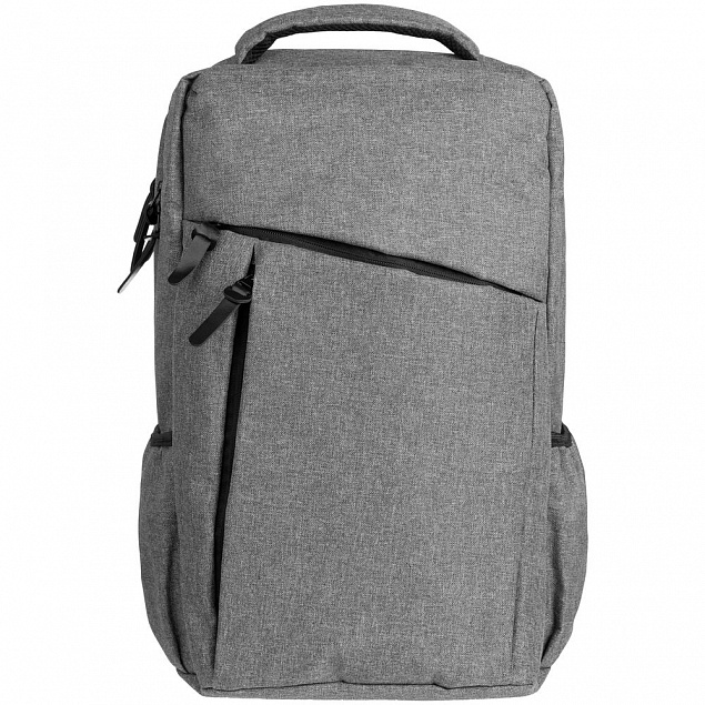 Рюкзак для ноутбука The First XL, серый с логотипом в Волгограде заказать по выгодной цене в кибермаркете AvroraStore