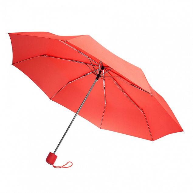 Зонт складной Lid - Красный PP с логотипом в Волгограде заказать по выгодной цене в кибермаркете AvroraStore