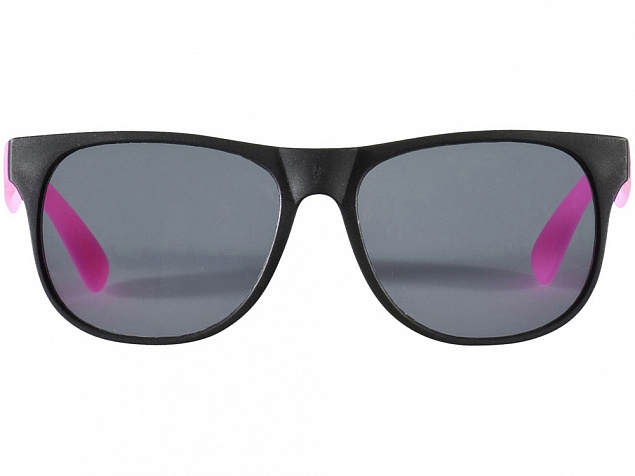 Очки солнцезащитные Retro, неоново-розовый с логотипом в Волгограде заказать по выгодной цене в кибермаркете AvroraStore