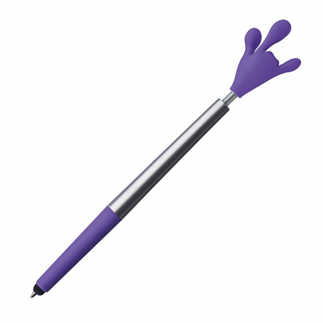 Ручка стилус CrisMa, фиолетовая с логотипом в Волгограде заказать по выгодной цене в кибермаркете AvroraStore