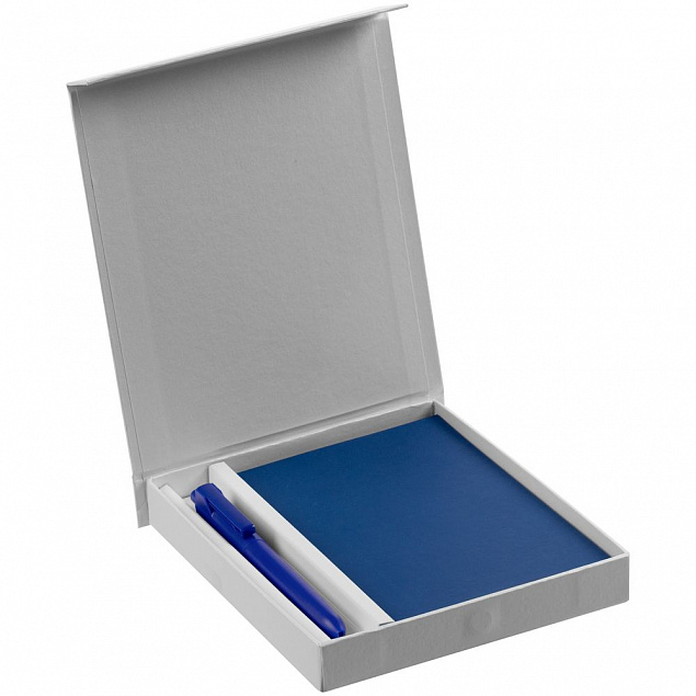 Набор Flat Mini, синий с логотипом в Волгограде заказать по выгодной цене в кибермаркете AvroraStore