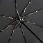Зонт складной Steel, черный с логотипом в Волгограде заказать по выгодной цене в кибермаркете AvroraStore