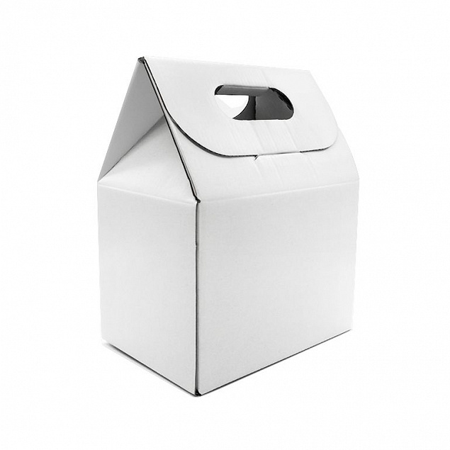 Коробка Coffee Box (белый) с логотипом в Волгограде заказать по выгодной цене в кибермаркете AvroraStore