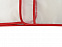 Дождевик Providence, прозрачный/красный с чехлом с логотипом в Волгограде заказать по выгодной цене в кибермаркете AvroraStore