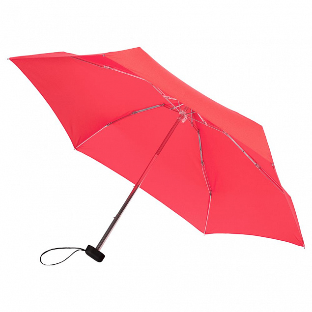 Зонт складной Five, светло-красный с логотипом в Волгограде заказать по выгодной цене в кибермаркете AvroraStore