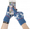 Сенсорные перчатки Raindeer, синие с логотипом в Волгограде заказать по выгодной цене в кибермаркете AvroraStore