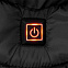 Куртка с подогревом Thermalli Chamonix, черная с логотипом в Волгограде заказать по выгодной цене в кибермаркете AvroraStore