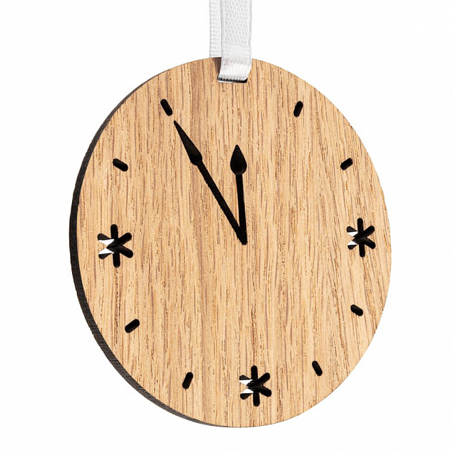 Деревянная подвеска Christmate, часы с логотипом в Волгограде заказать по выгодной цене в кибермаркете AvroraStore