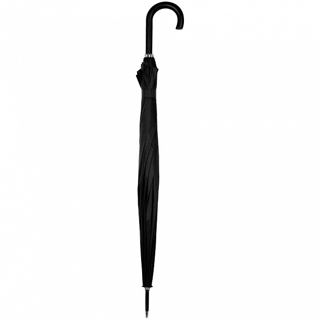 Зонт-трость Hit Golf, черный с логотипом в Волгограде заказать по выгодной цене в кибермаркете AvroraStore