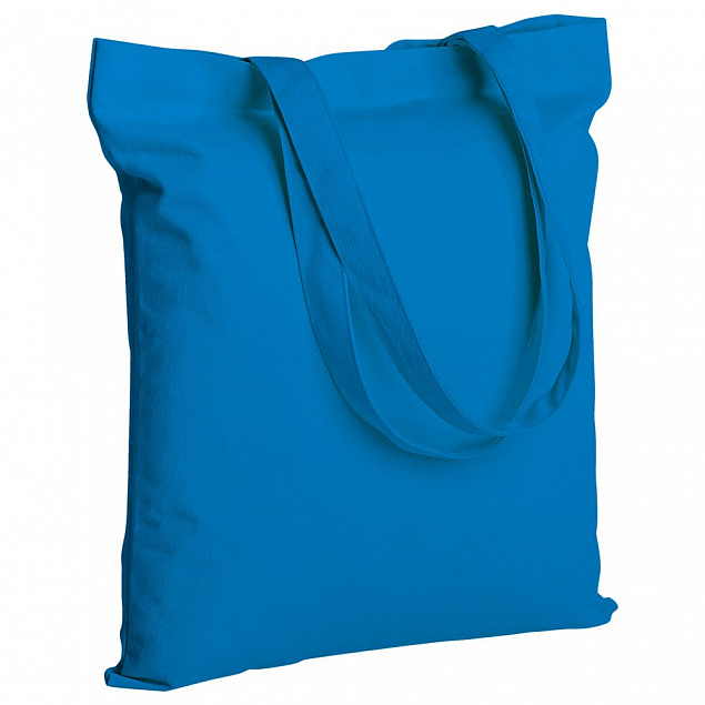 Холщовая сумка Countryside, голубая (васильковая) с логотипом в Волгограде заказать по выгодной цене в кибермаркете AvroraStore