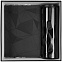 Набор Gems: ежедневник и термостакан, черный с логотипом в Волгограде заказать по выгодной цене в кибермаркете AvroraStore