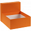 Коробка Satin, большая, оранжевая с логотипом в Волгограде заказать по выгодной цене в кибермаркете AvroraStore