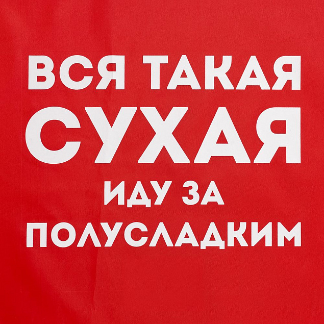 Дождевик «Вся такая сухая», красный с логотипом в Волгограде заказать по выгодной цене в кибермаркете AvroraStore