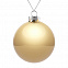 Елочный шар Finery Gloss, 10 см, глянцевый золотистый с логотипом в Волгограде заказать по выгодной цене в кибермаркете AvroraStore