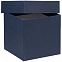 Коробка Cube S, синяя с логотипом в Волгограде заказать по выгодной цене в кибермаркете AvroraStore