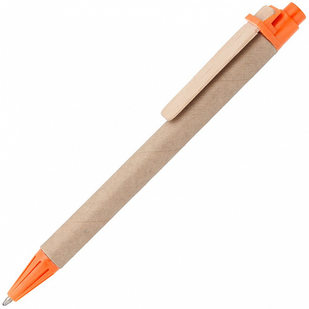 Ручка шариковая Wandy, оранжевая с логотипом в Волгограде заказать по выгодной цене в кибермаркете AvroraStore