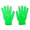 Перчатки для сенсорного экрана, зеленые с логотипом в Волгограде заказать по выгодной цене в кибермаркете AvroraStore