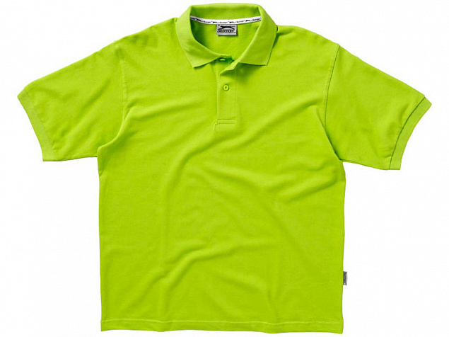 Рубашка поло Forehand мужская, зеленое яблоко с логотипом в Волгограде заказать по выгодной цене в кибермаркете AvroraStore
