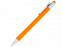 Ручка шариковая Athens черные чернила, оранжевый с логотипом в Волгограде заказать по выгодной цене в кибермаркете AvroraStore