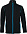Куртка мужская NOVA MEN 200, черная с ярко-голубым с логотипом в Волгограде заказать по выгодной цене в кибермаркете AvroraStore