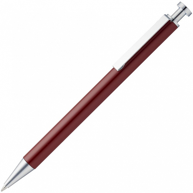 Ручка шариковая Attribute, коричневая с логотипом в Волгограде заказать по выгодной цене в кибермаркете AvroraStore
