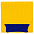 Шарф Snappy, бирюзовый с синим с логотипом в Волгограде заказать по выгодной цене в кибермаркете AvroraStore