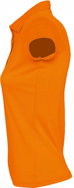 Рубашка поло женская Prescott Women 170, оранжевая с логотипом в Волгограде заказать по выгодной цене в кибермаркете AvroraStore