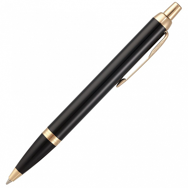 Ручка шариковая Parker IM Core K321 Black GT M с логотипом в Волгограде заказать по выгодной цене в кибермаркете AvroraStore