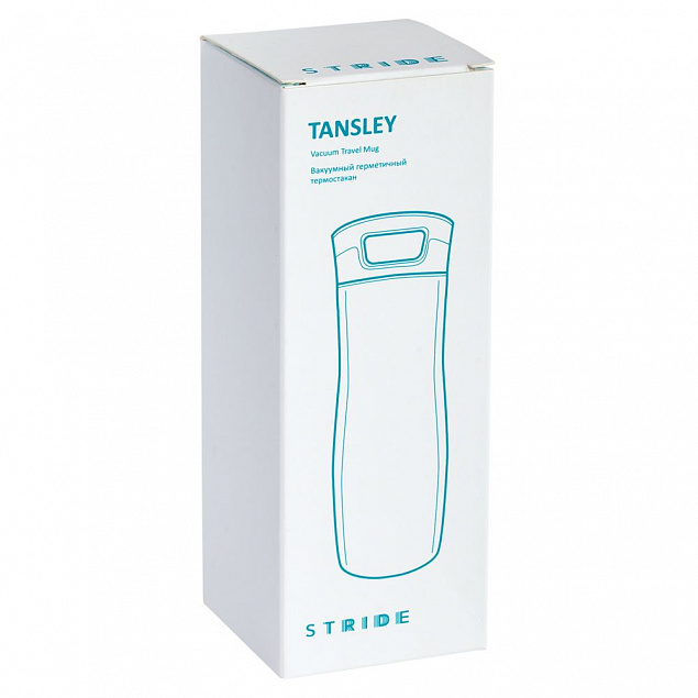 Термостакан Tansley, герметичный, вакуумный, белый с логотипом в Волгограде заказать по выгодной цене в кибермаркете AvroraStore